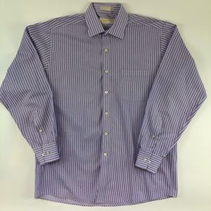 Michael Kors Mens Button Long Sleeve 16 Shirt